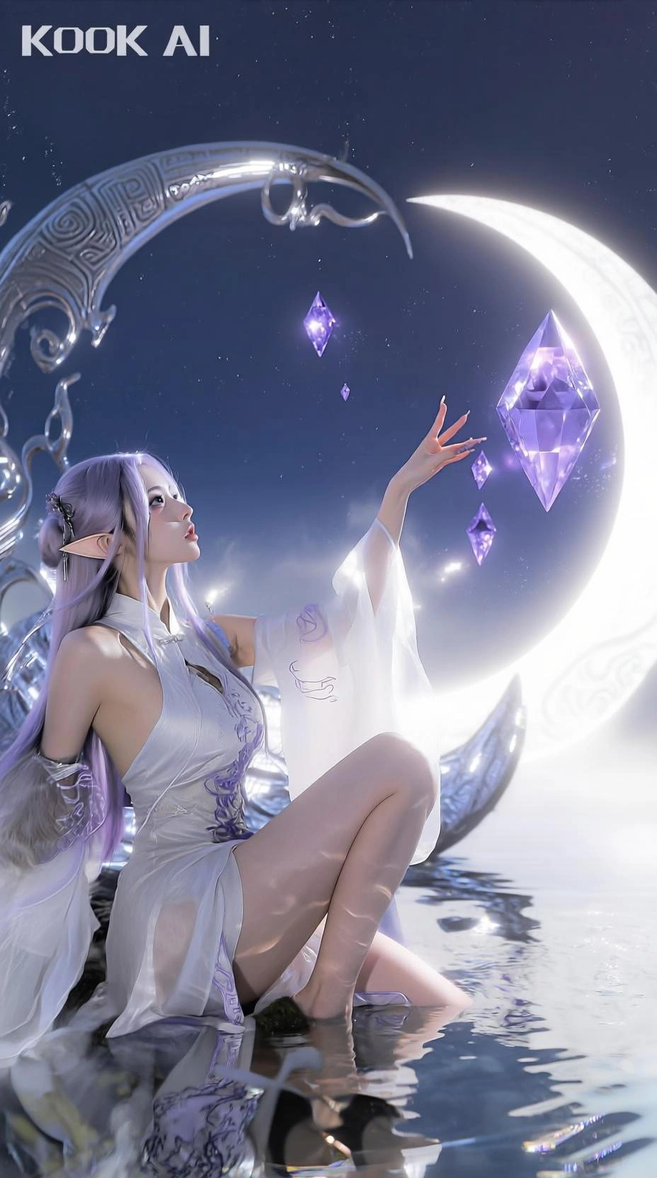 月华仙子，紫晶幻梦