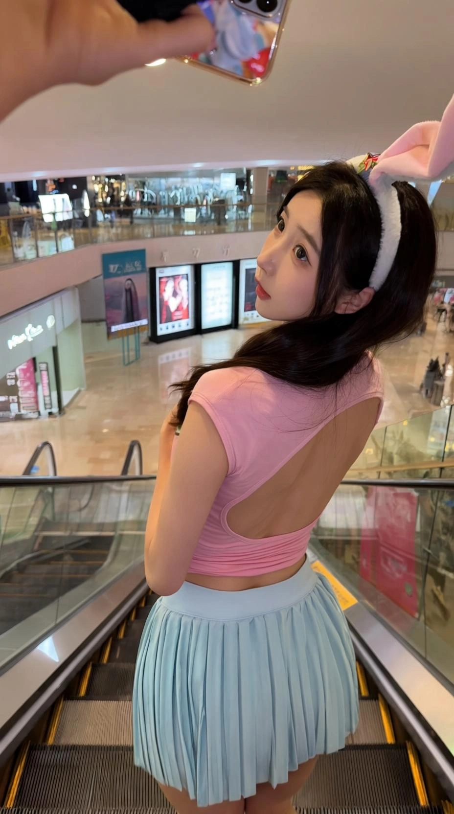 一位二十一岁女性，圆眼带无辜