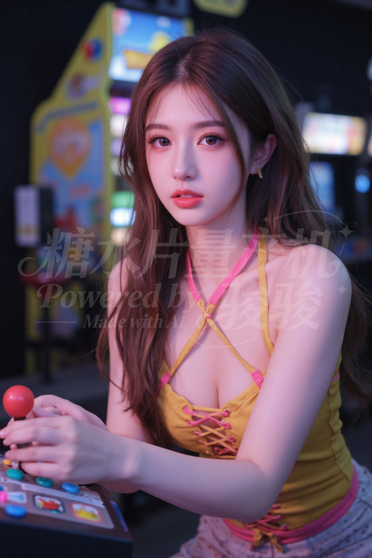 灰云天际下，掌心紫焰流光