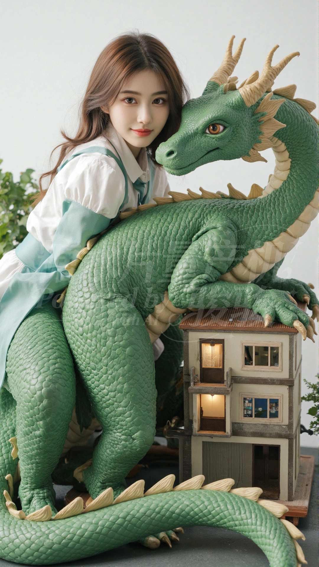 荒野篝火旁，碎花抹胸混着牛仔热裤