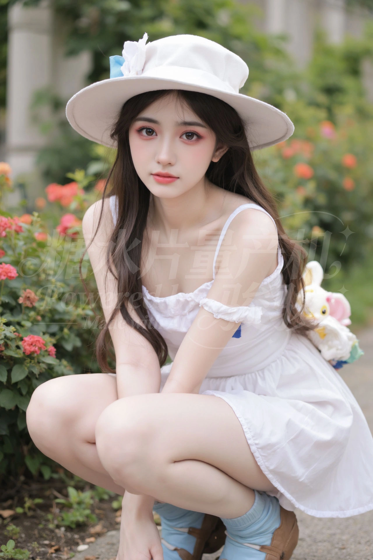 把高空的奢享与少女的随性，酿成了云端的优雅诗章