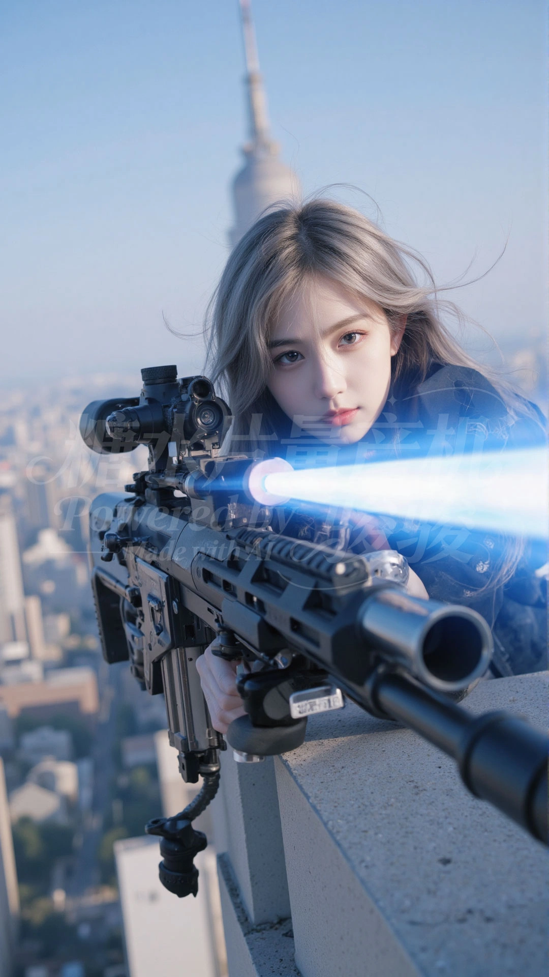 亡灵祭台前，花裙飒爽，手捧彩绘骷髅