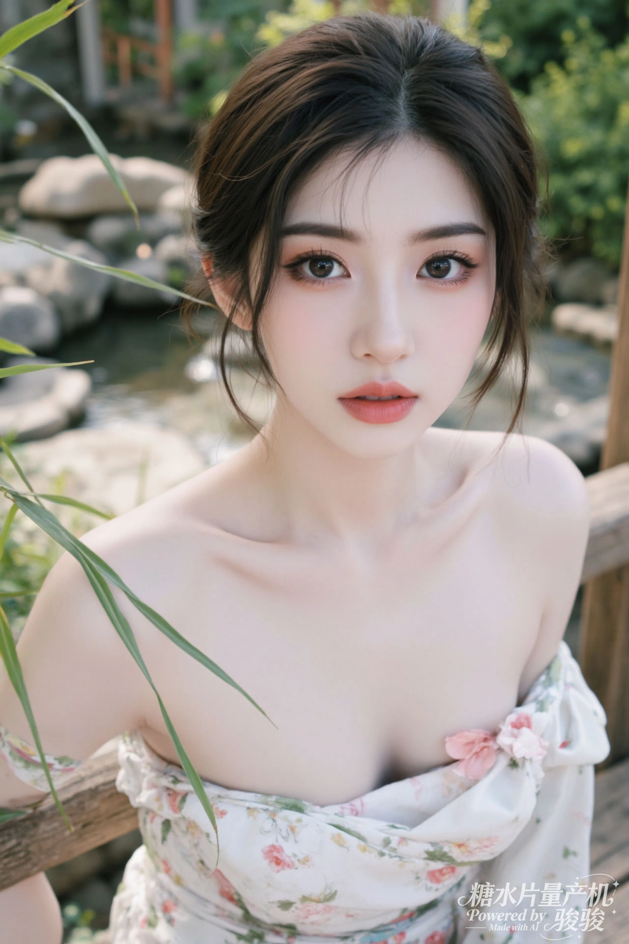 红莲池畔，指尖栖蝶