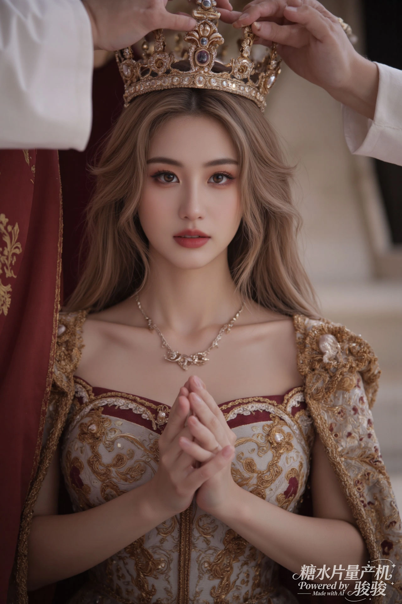 红莲池畔，指尖栖蝶