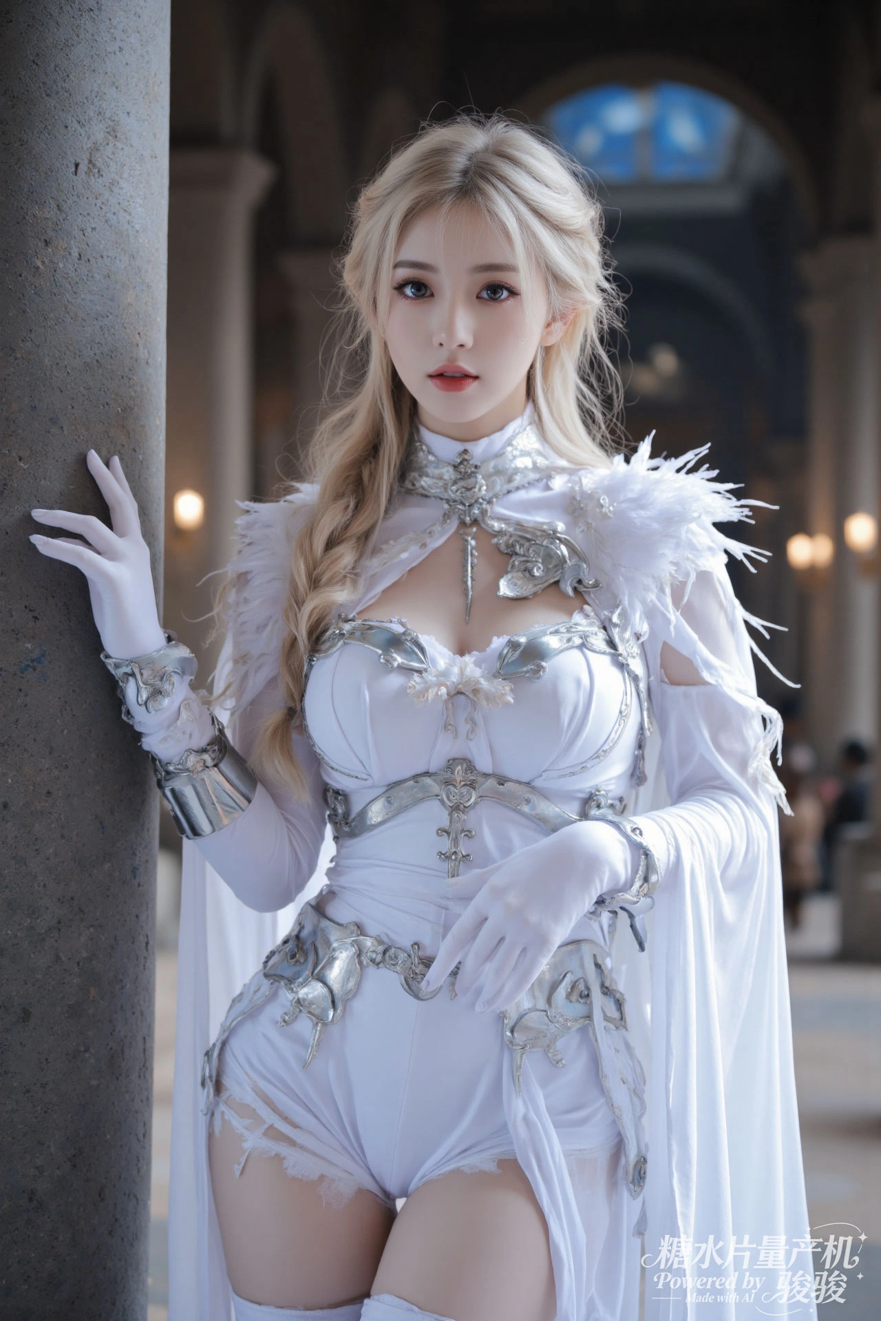 夜巷迷幻，霓虹魅惑，黑衫性感，都市冷艳