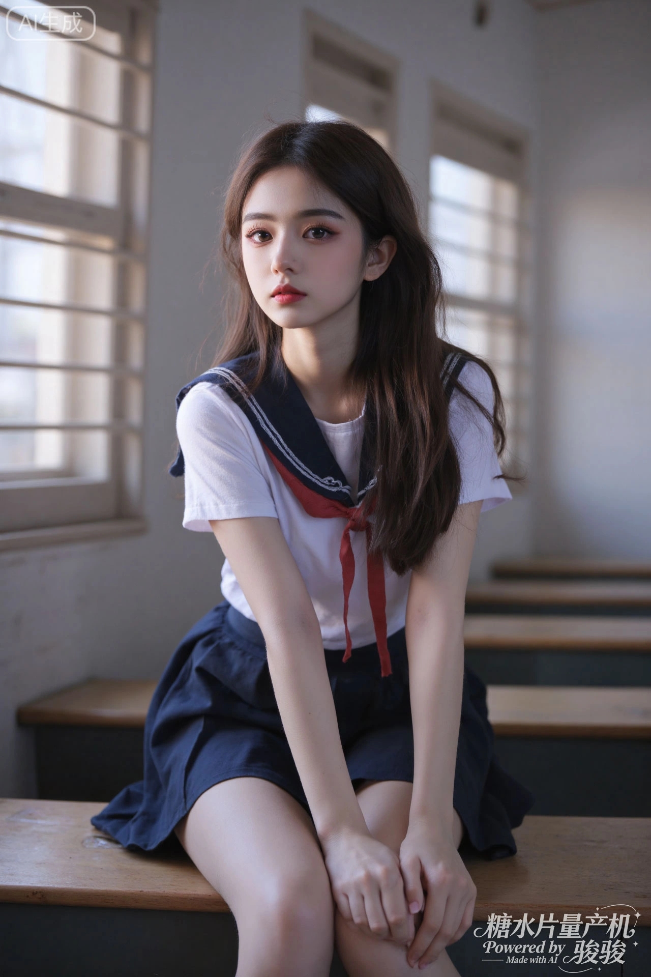 白裙空灵，花灯璀璨，花田幽蓝，仙女迷情