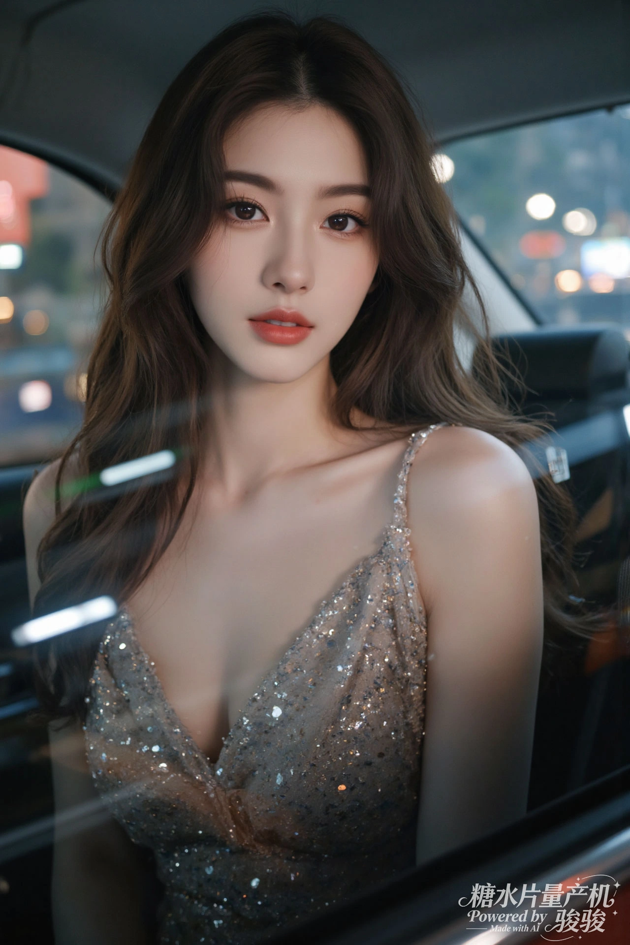 白裙空灵，花灯璀璨，花田幽蓝，仙女迷情