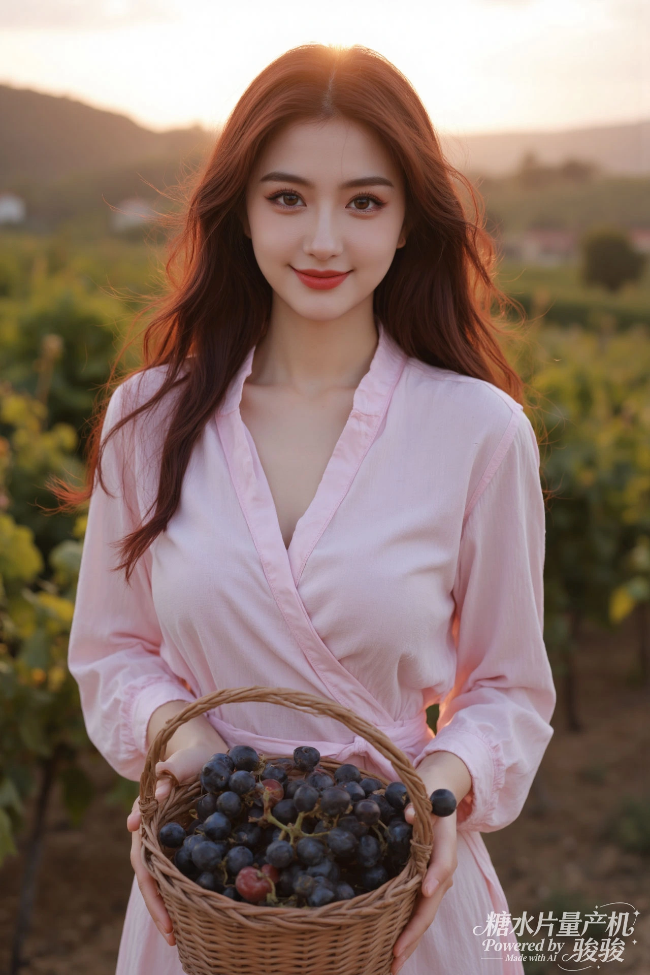 水帘灵动，水境幽谧，肌肤清透，浴女魅惑