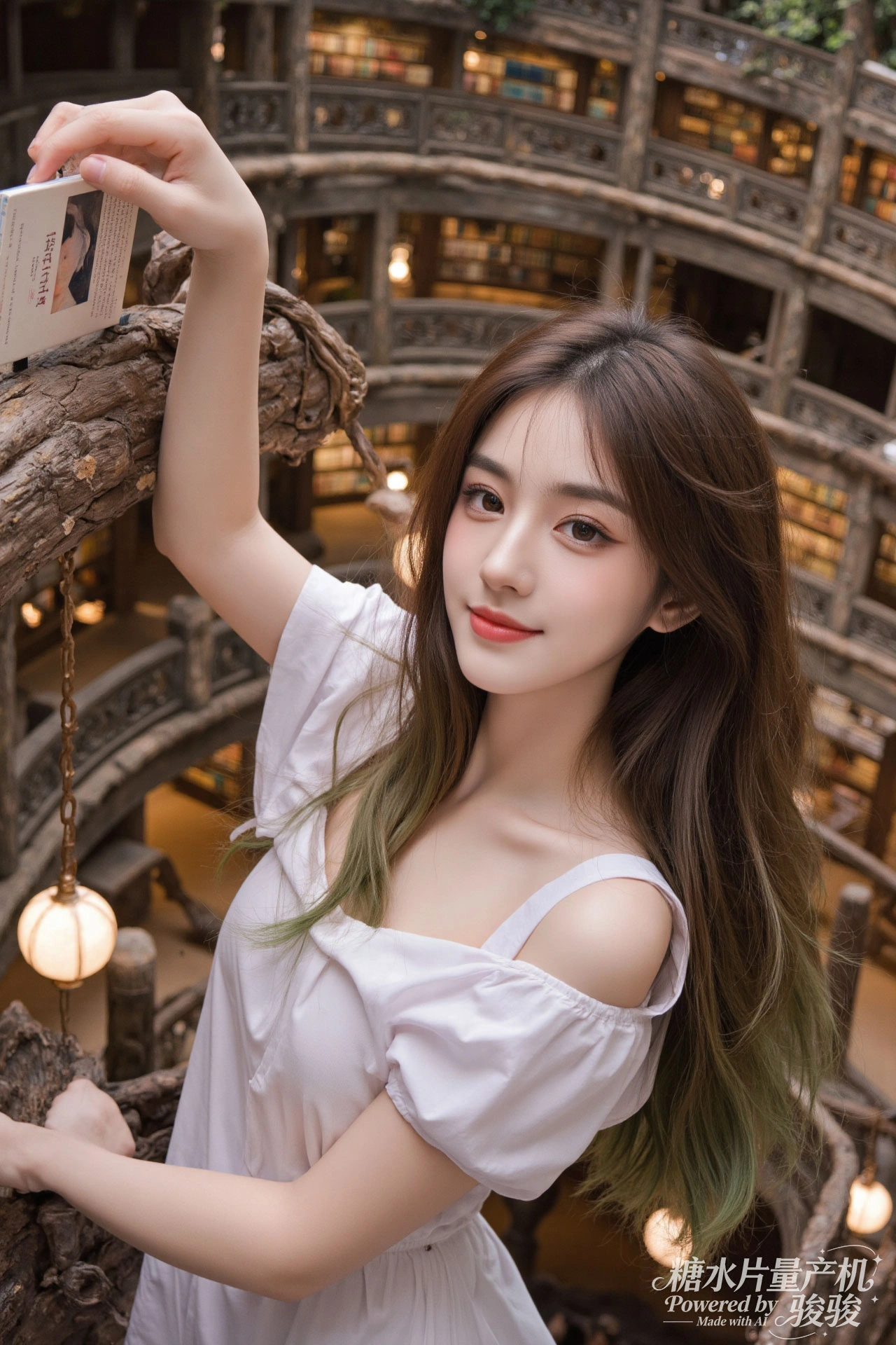 水帘灵动，水境幽谧，肌肤清透，浴女魅惑