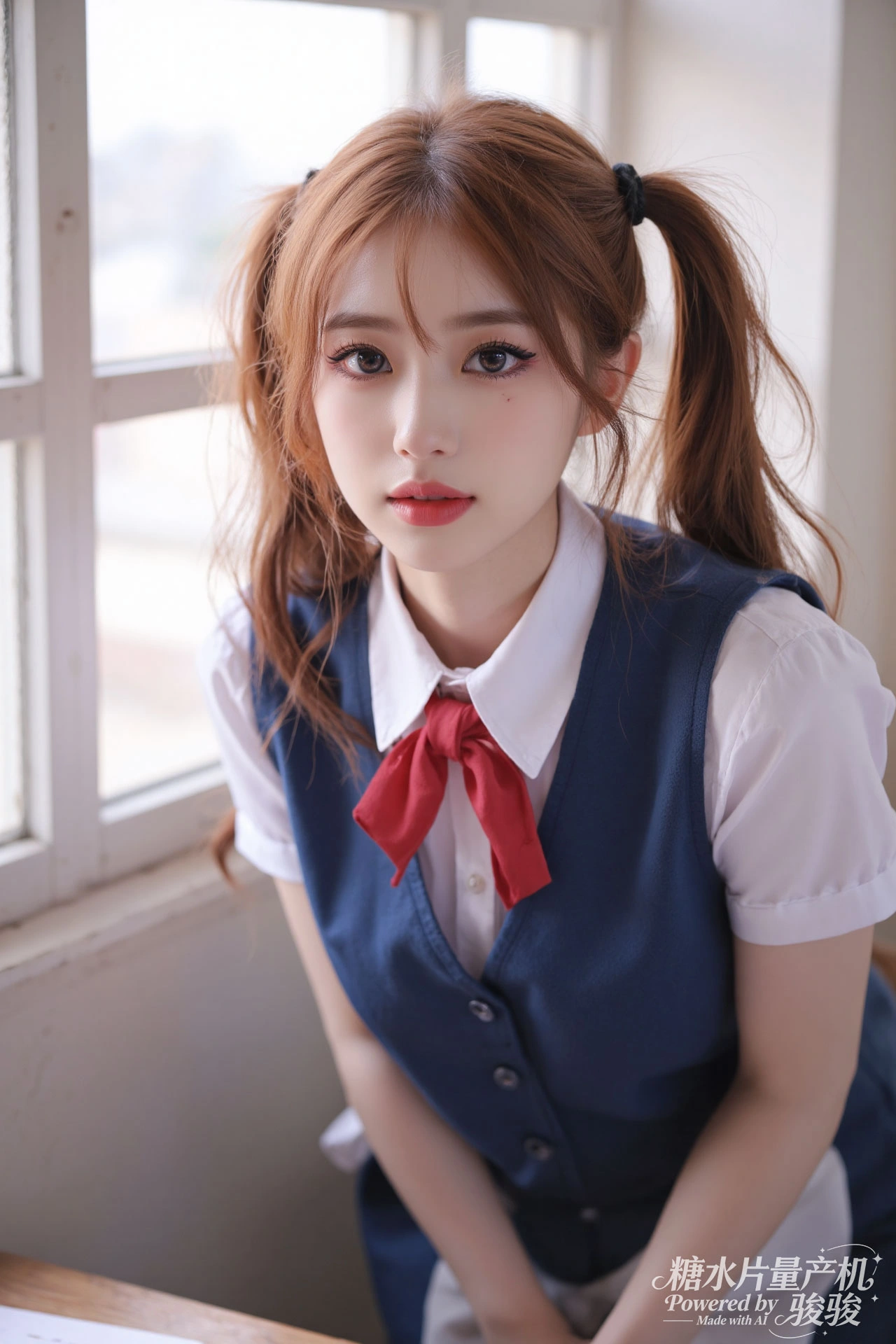 水帘灵动，水境幽谧，肌肤清透，浴女魅惑