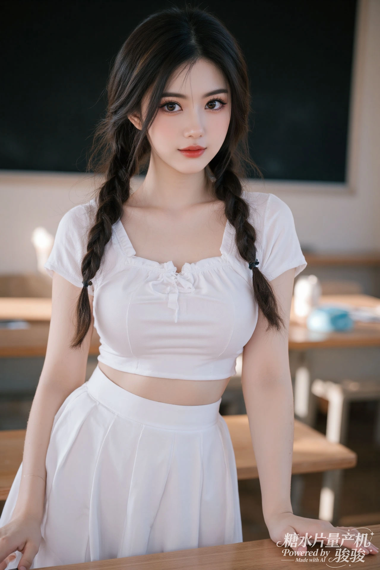 水帘灵动，水境幽谧，肌肤清透，浴女魅惑