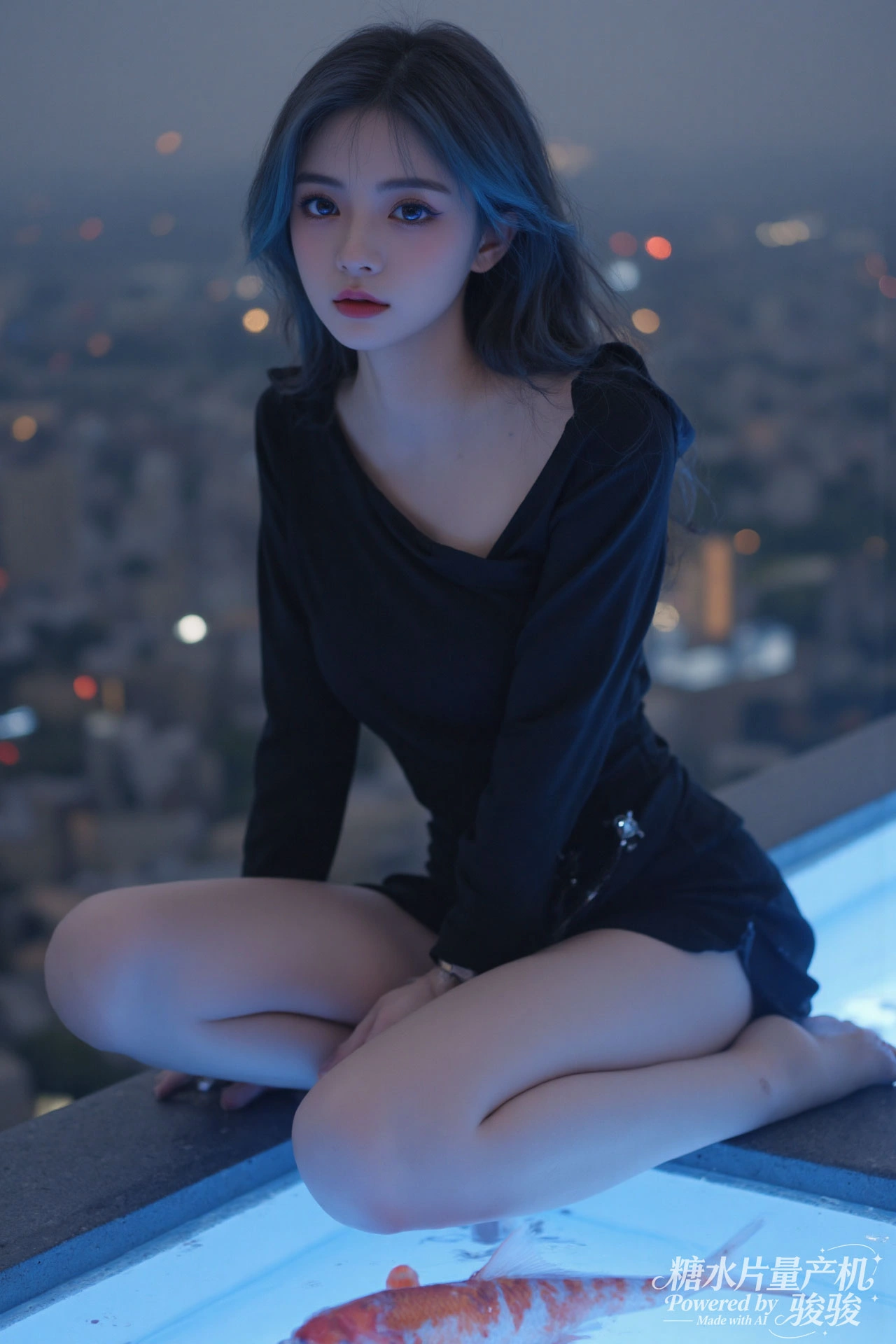 紫发仙侠，汉服雅致，剑佩灵动，山巅飒爽