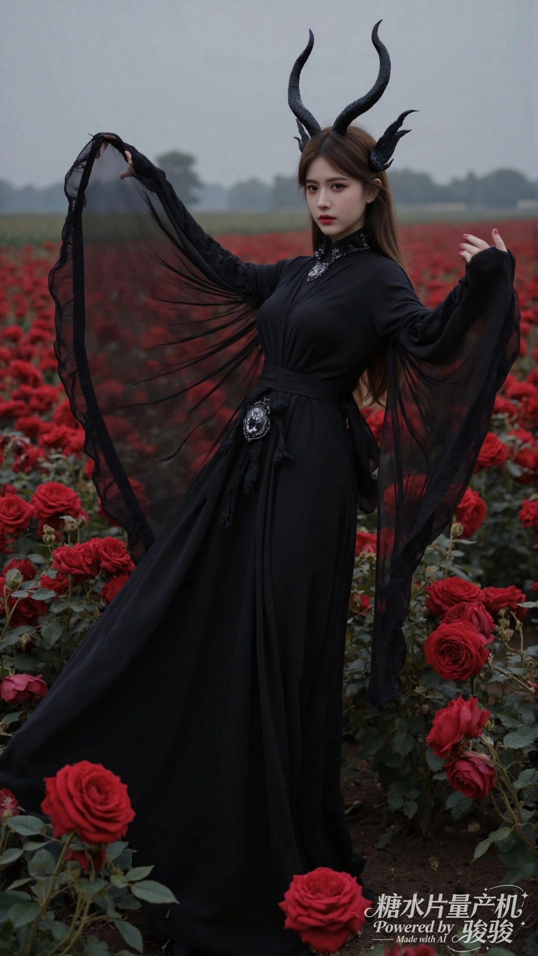 紫发仙侠，汉服雅致，剑佩灵动，山巅飒爽