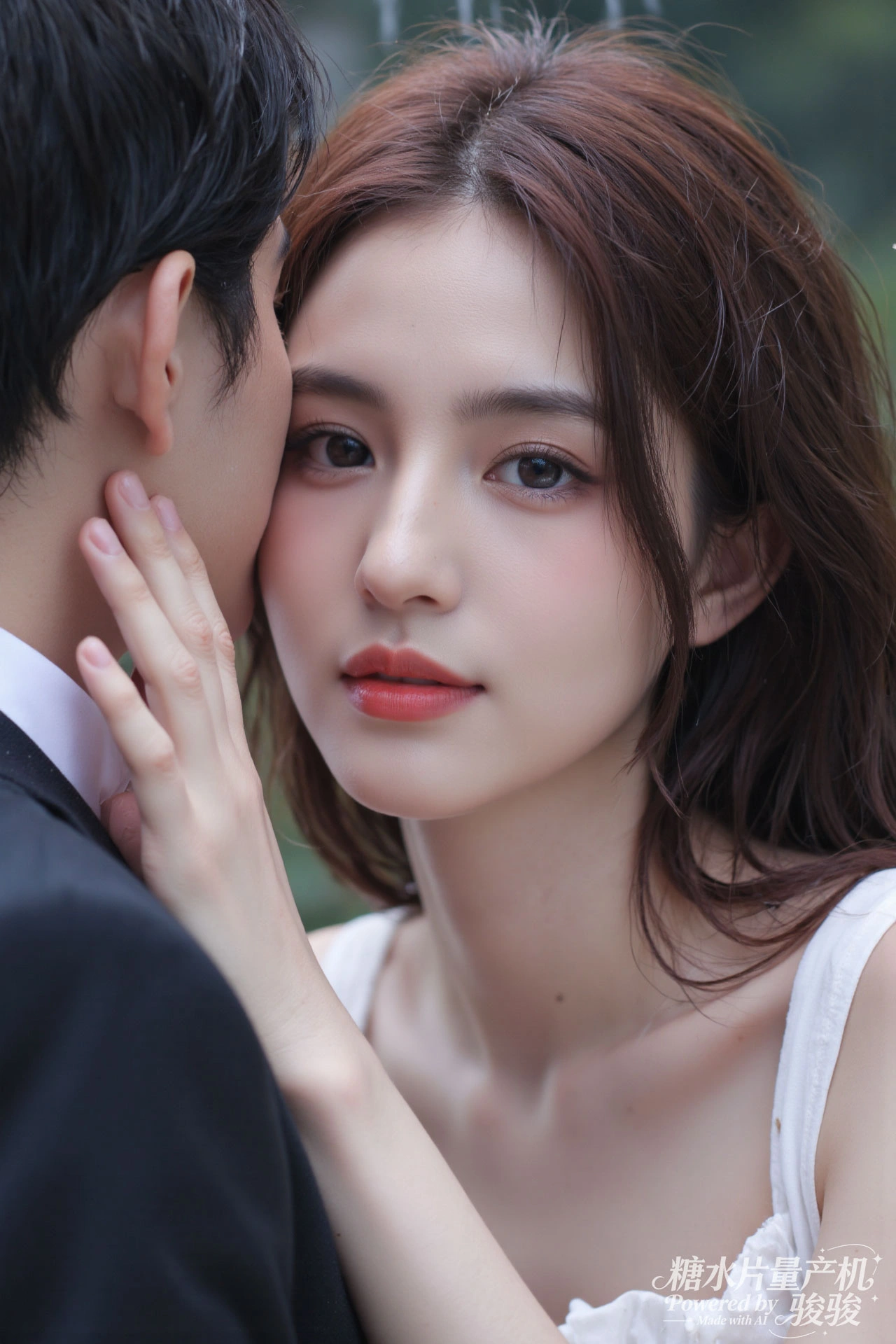 紫发仙侠，汉服雅致，剑佩灵动，山巅飒爽