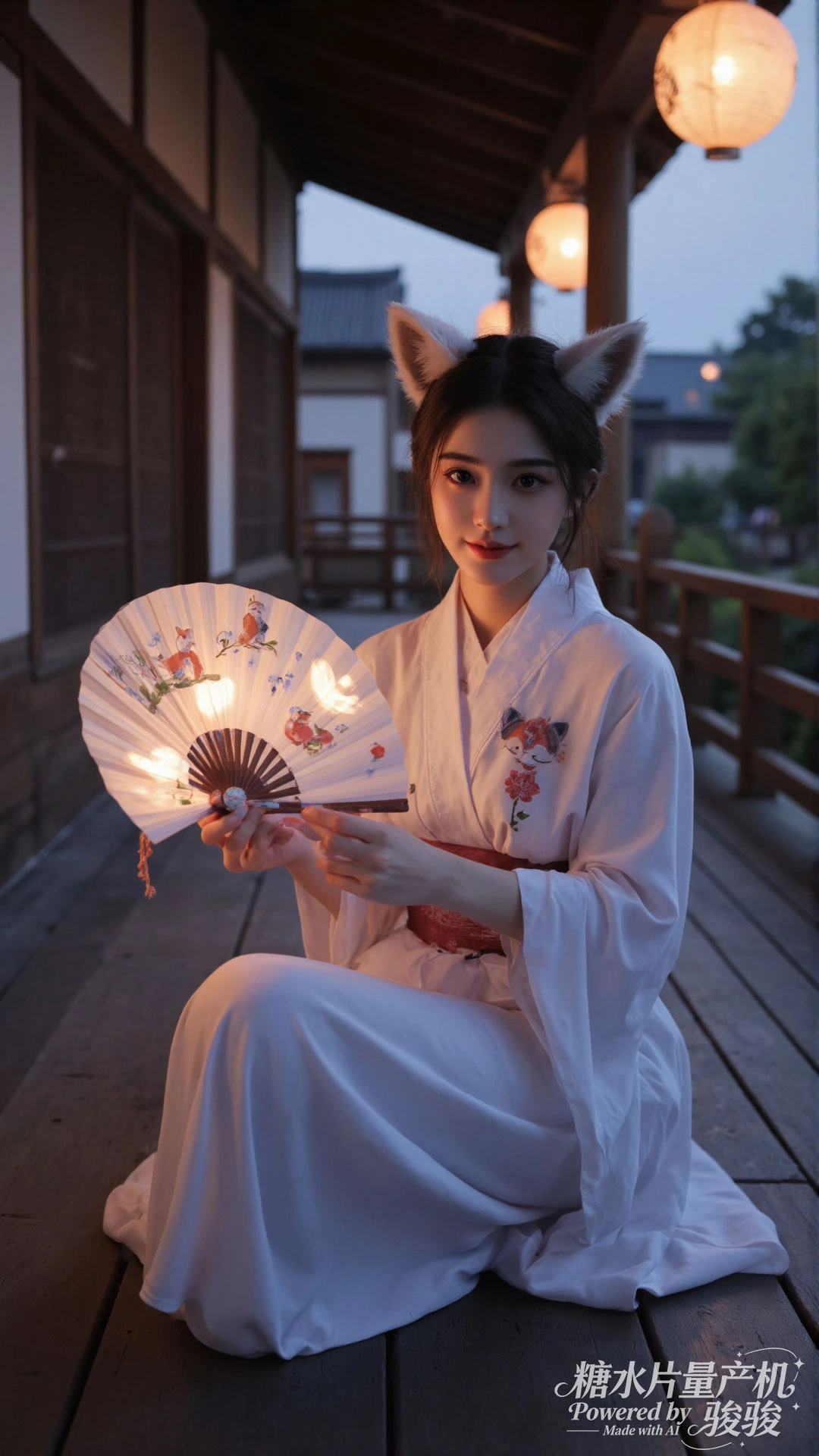 蓝发魅惑，夜城璀璨，穿搭大胆，都市尤物