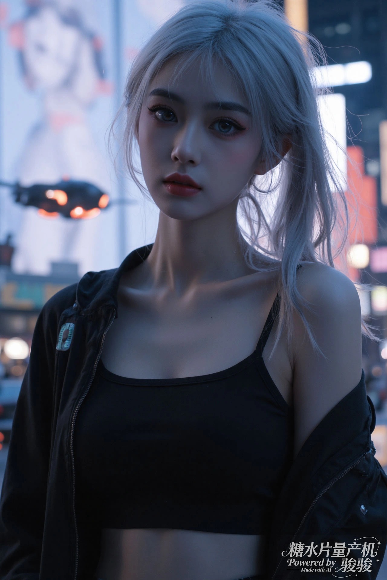 雪泉幽境，素肌凝霜