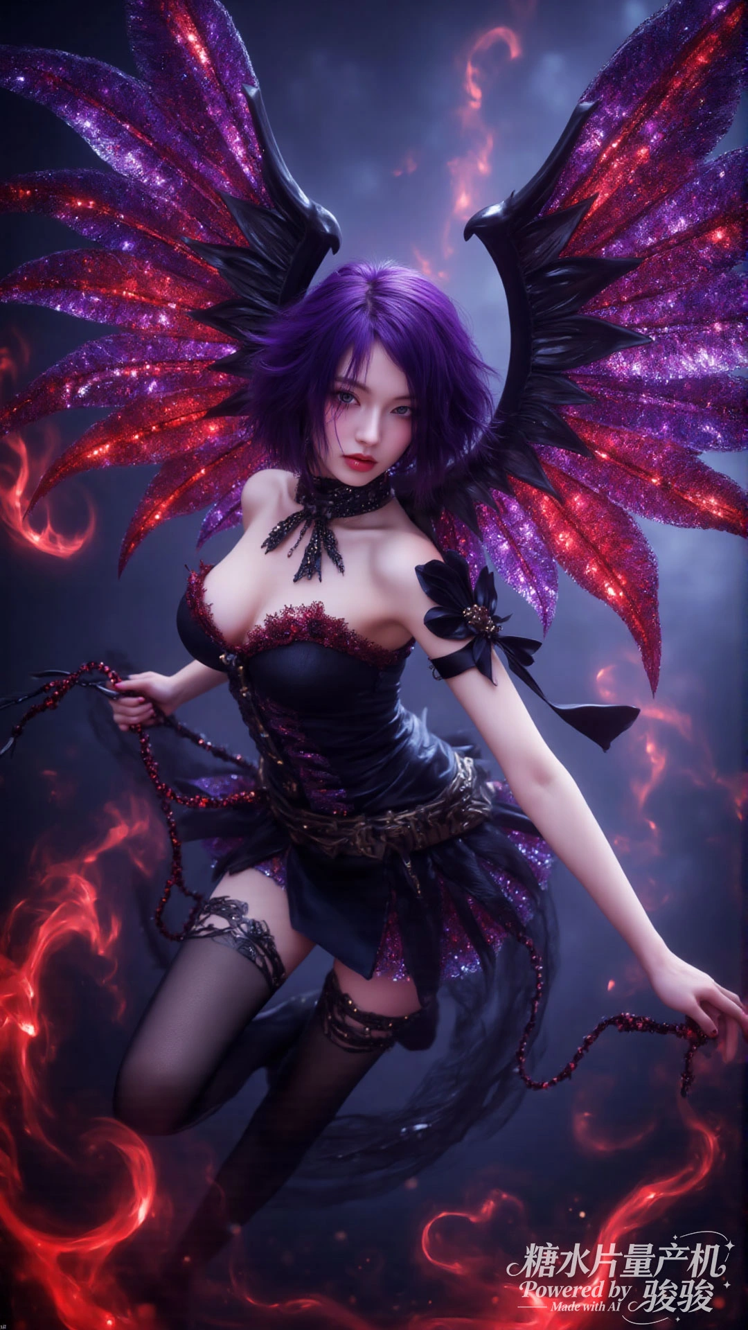 焰吻玫瑰，魅色灼心