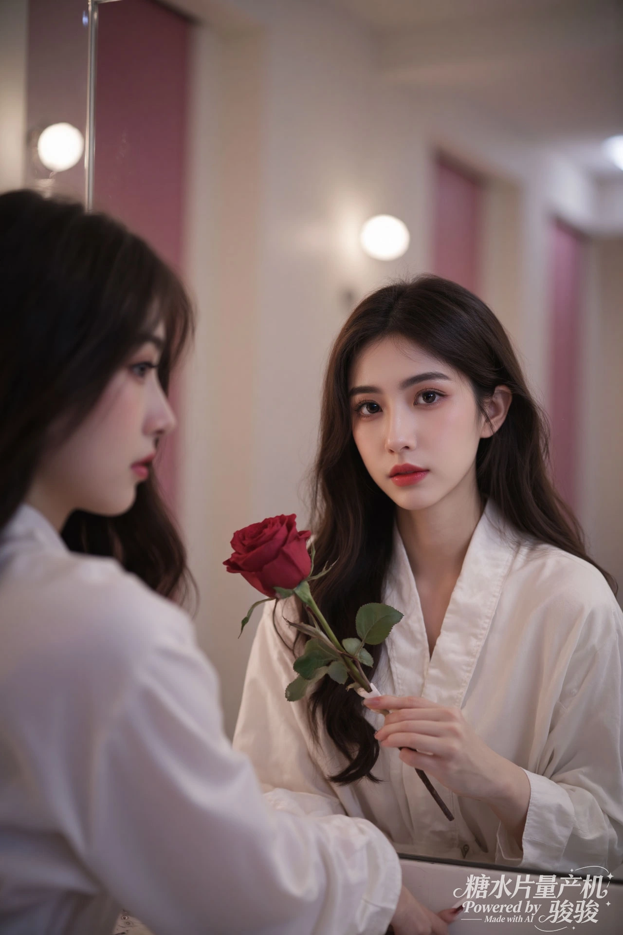 同色系衣装相拥繁花，让自我在柔美与梦幻的缠绕中，成了春日里一抹诗意的存在 ...