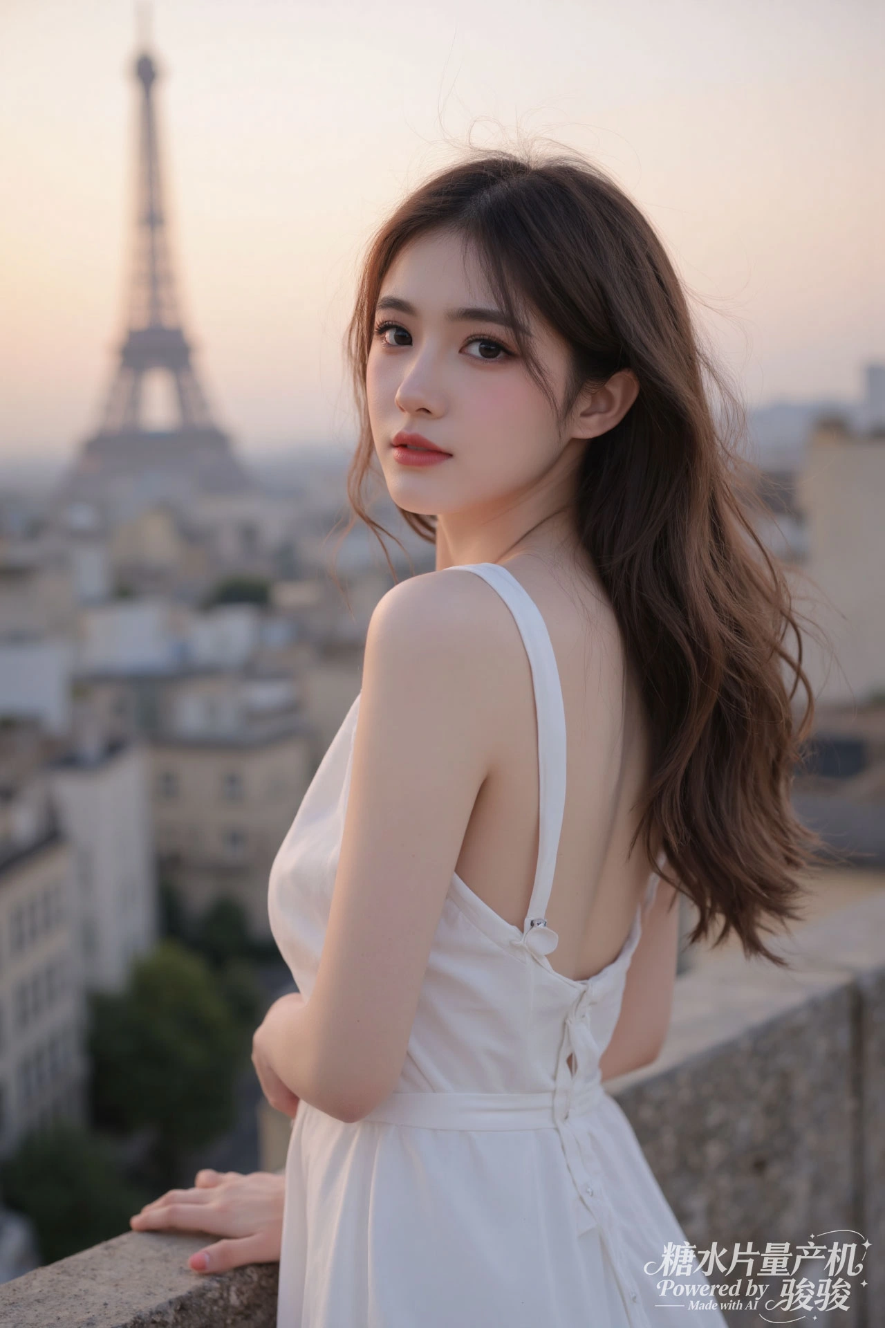 柔裙轻倚暮色，让自我在水城的浪漫与静谧中，成了运河边一抹诗意的存在剪影 ...