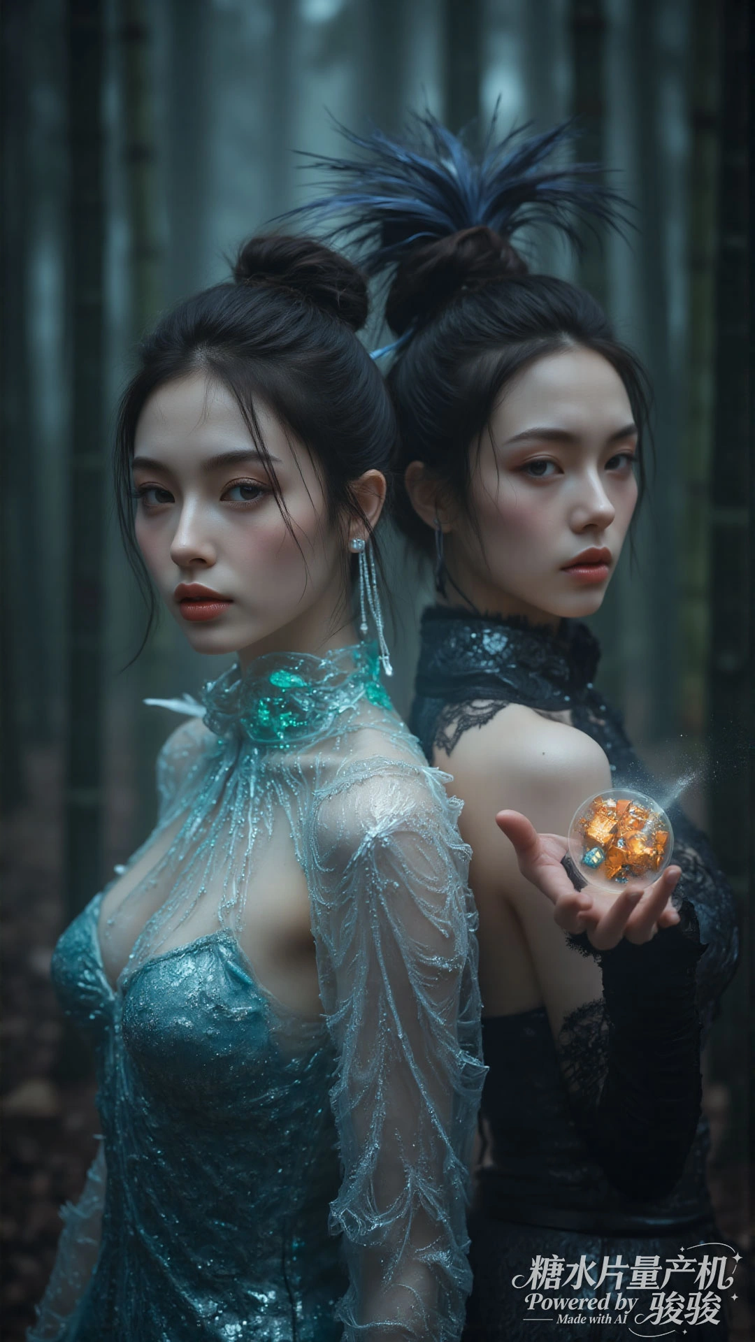 素衣融入自然，让自我在幽暗与天光的碰撞里，成了原始丛林里一抹灵动的存在微光 ...