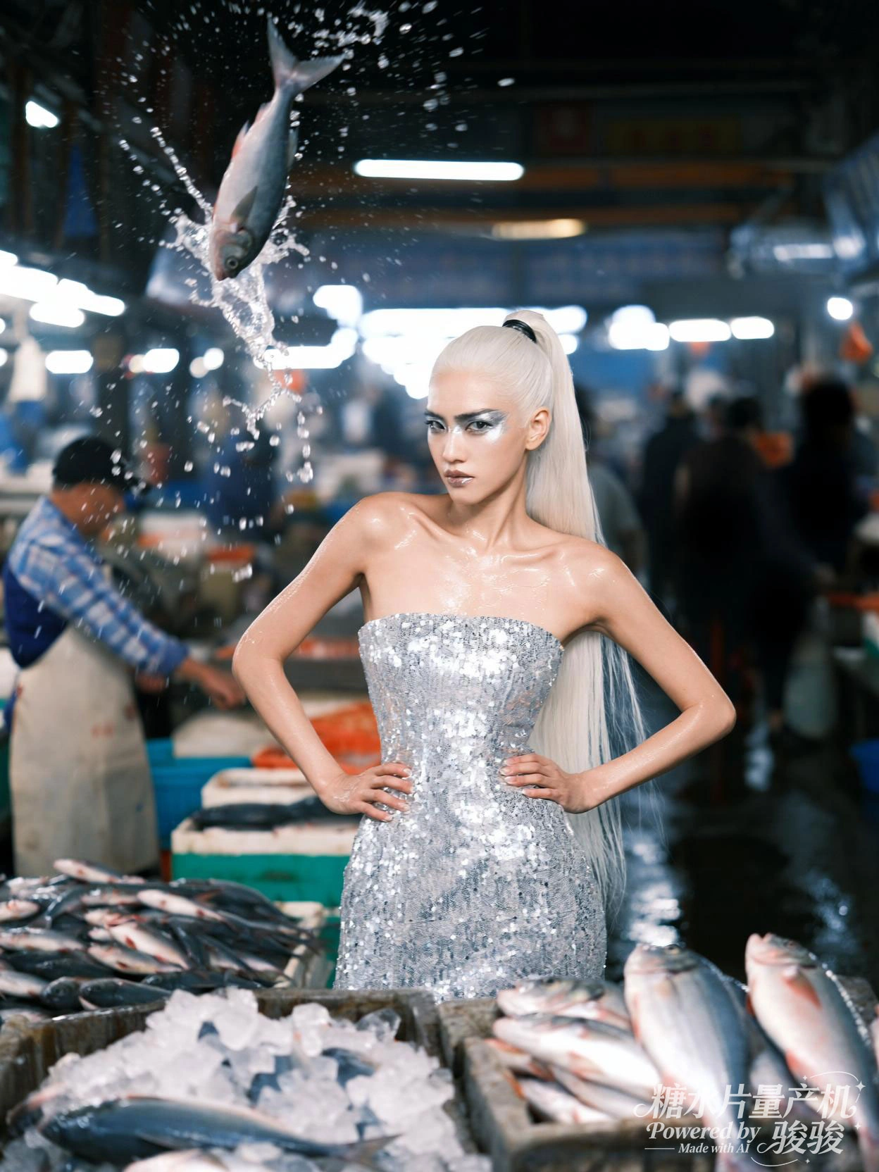 丝质睡衣慵懒卧于绒榻，在复古的华贵与慵懒的风情交织中，成为夜色里一抹魅惑的注脚 ...