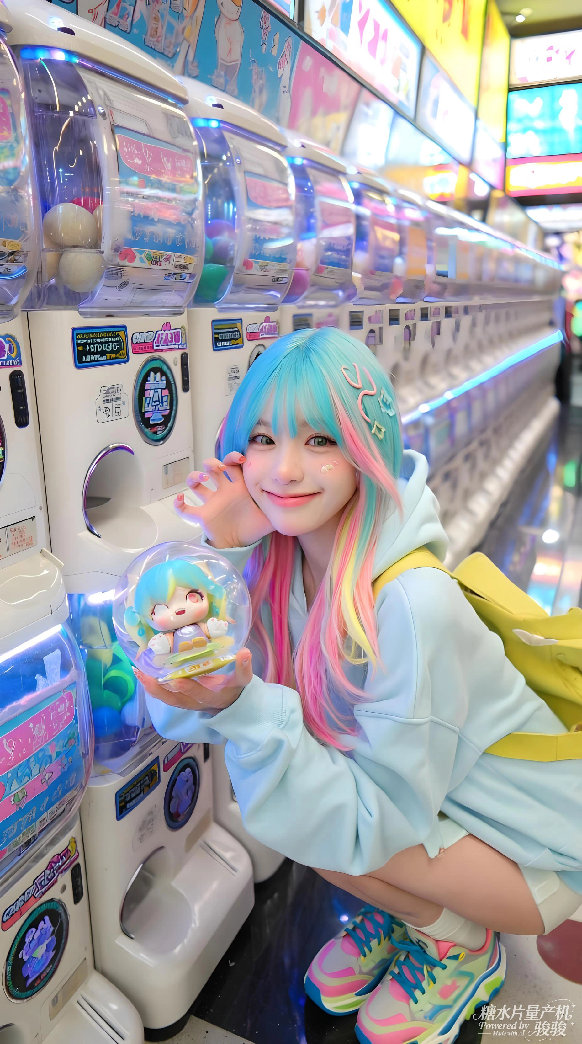 港风的街头扶梯旁，错落的楼宇与市井的烟火交织