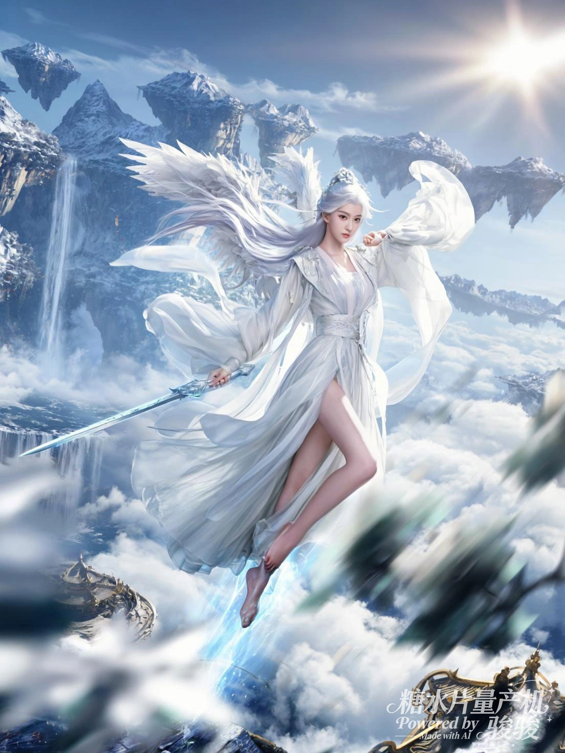 银发落满细雪，冬日的清冷与圣瓦西里大教堂的瑰丽交织