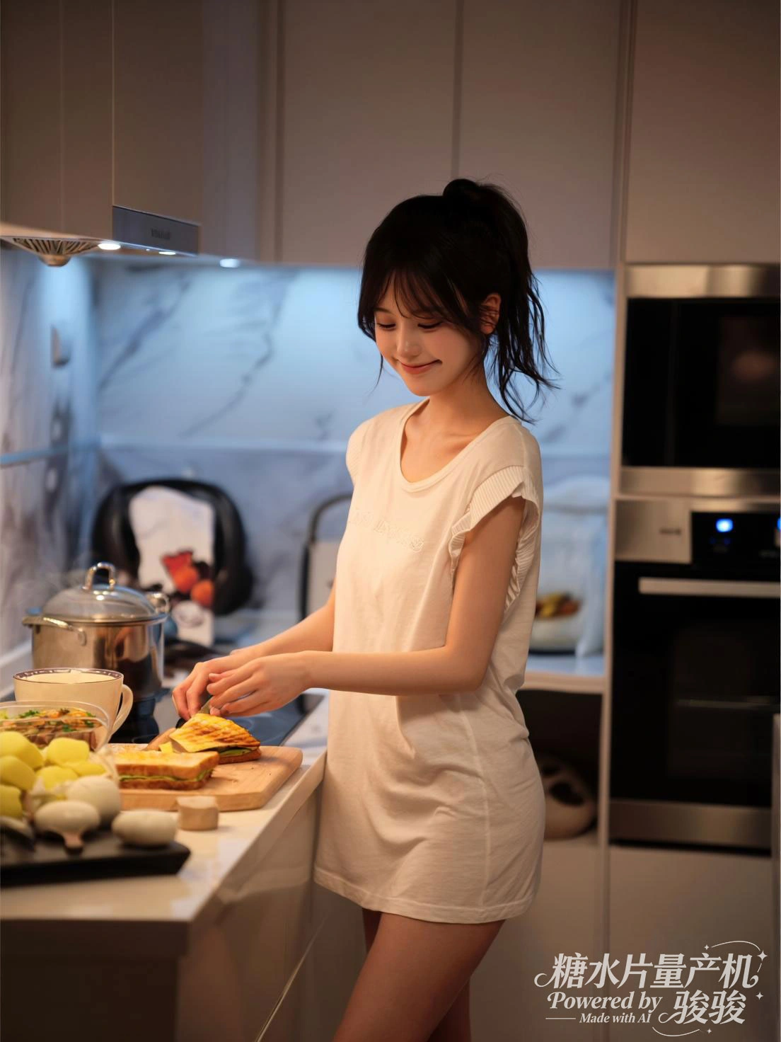 印花比基尼，肌肤凝着水珠，四周是繁茂的热带植物，雨林的野性与穿搭的热辣交织 ...