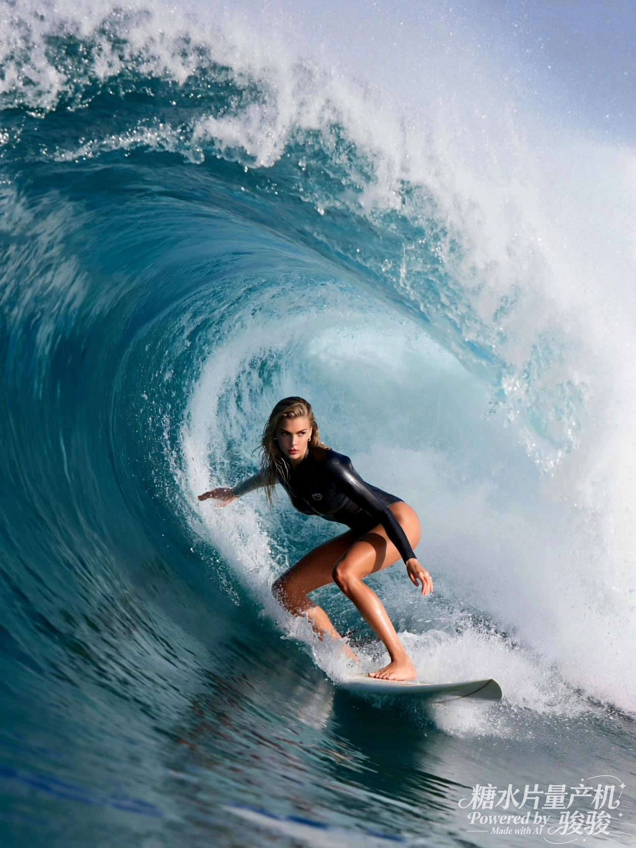 满桌美妆工具与镜前灯光呼应，幕后的精致与互动的亲昵交织