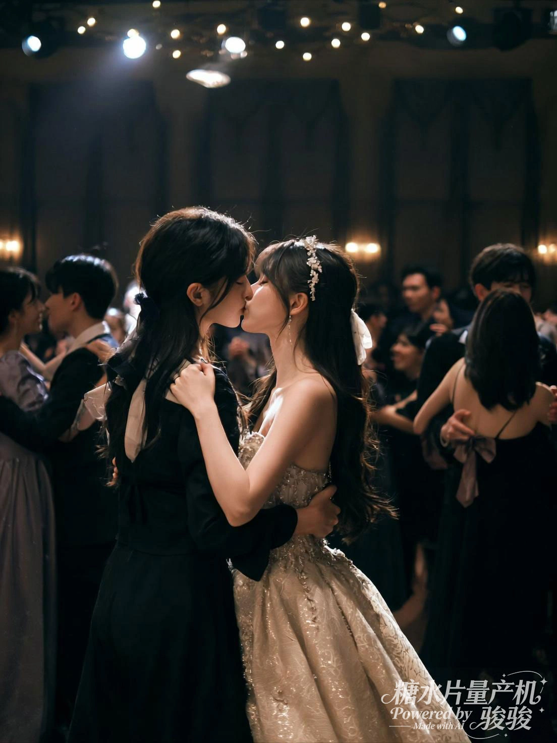 倚着书架捧书阅读，一盏小灯点亮周遭，书海的浩瀚与阅读的专注交织