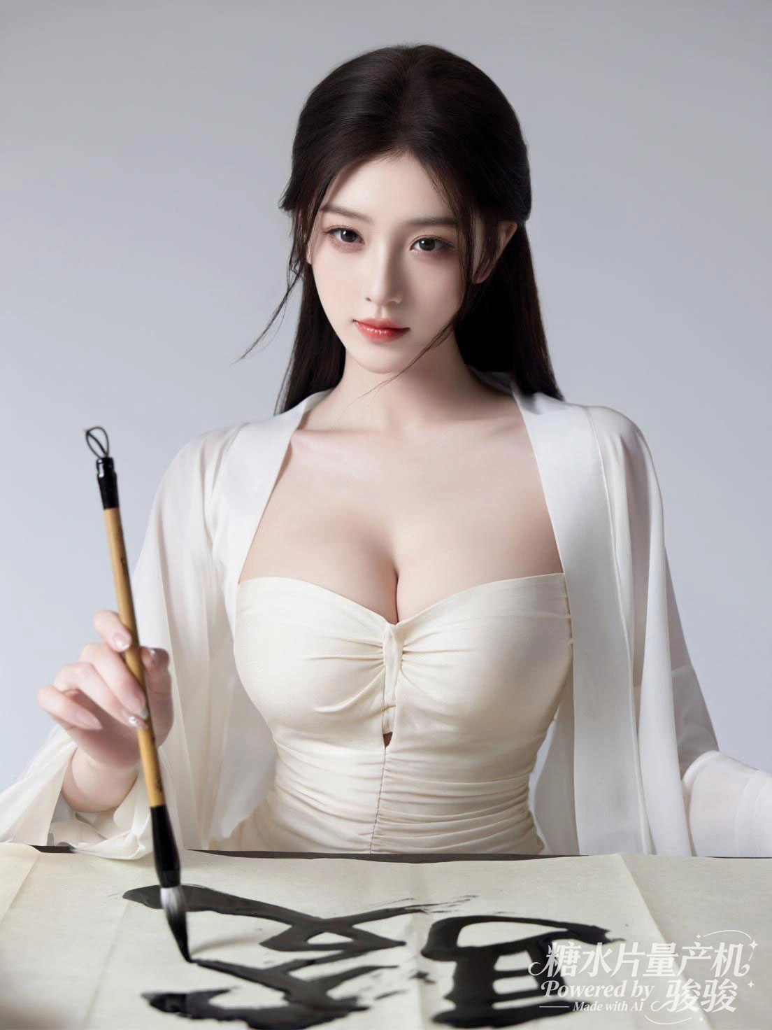 倚着书架捧书阅读，一盏小灯点亮周遭，书海的浩瀚与阅读的专注交织