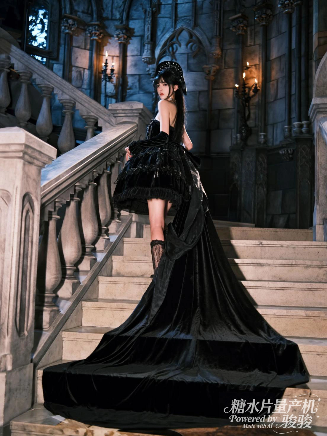 做旧牛仔外套，染着渐变彩发，斑斓的艺术涂鸦与穿搭的潮酷交织