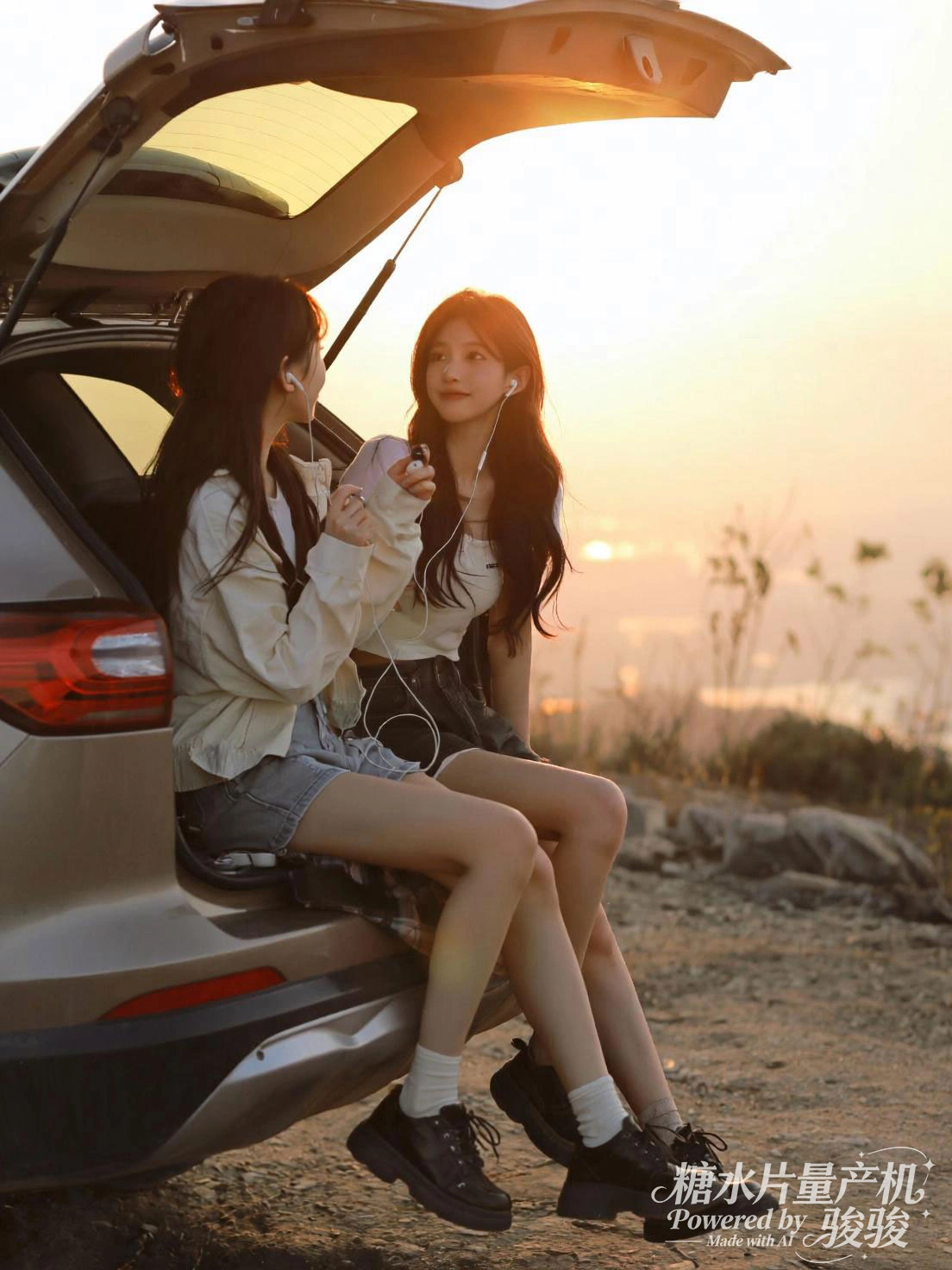 百叶窗的影子在肌肤交错，晨光的温柔与氛围的静谧交织，优雅独处时刻