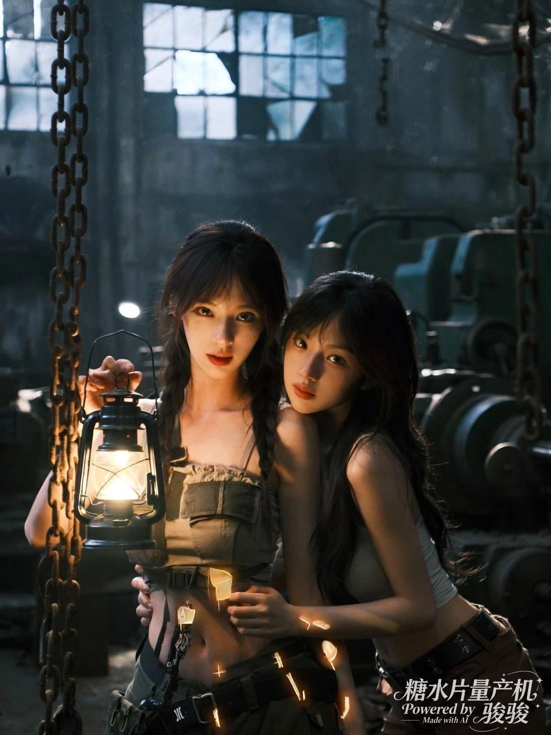 超大份粉色冰淇淋，海水湛蓝，白沙细腻，海滨的明媚与甜筒的诱人交织