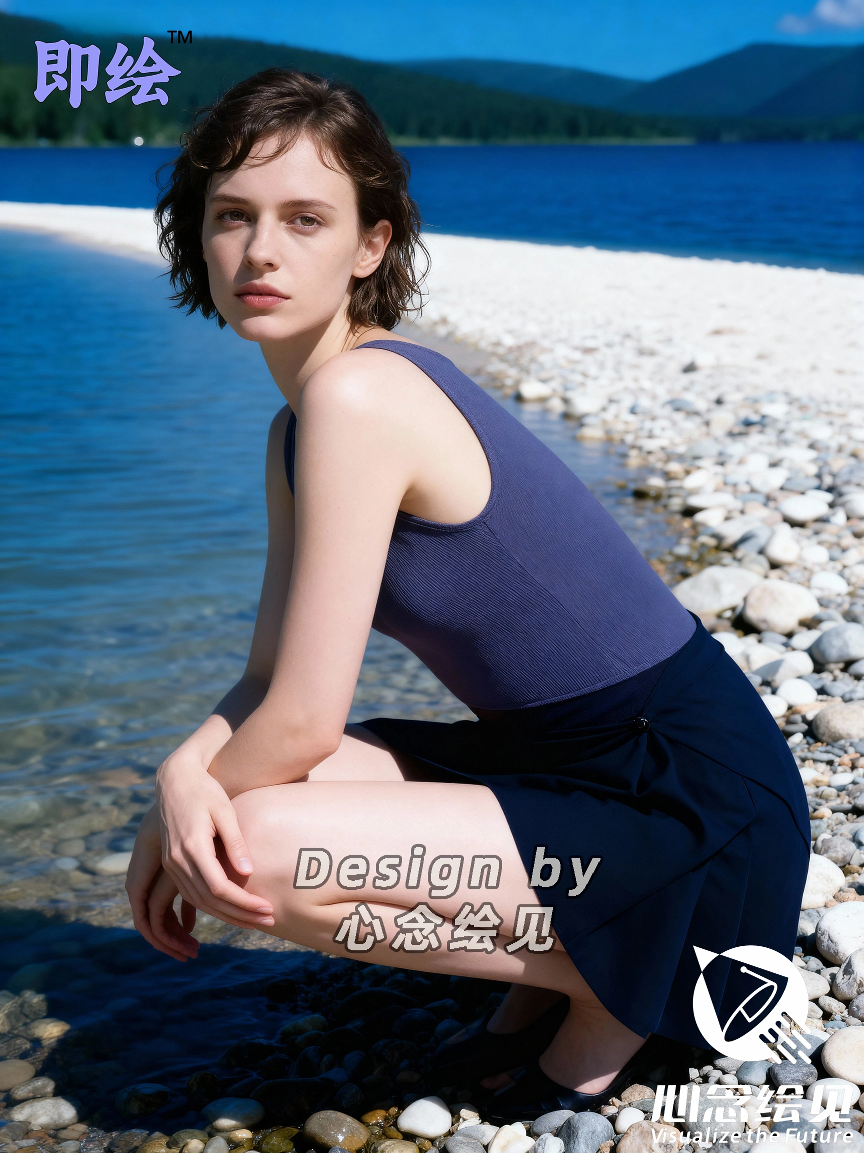 电商泳装套图，电商AI摄影，跨境电商