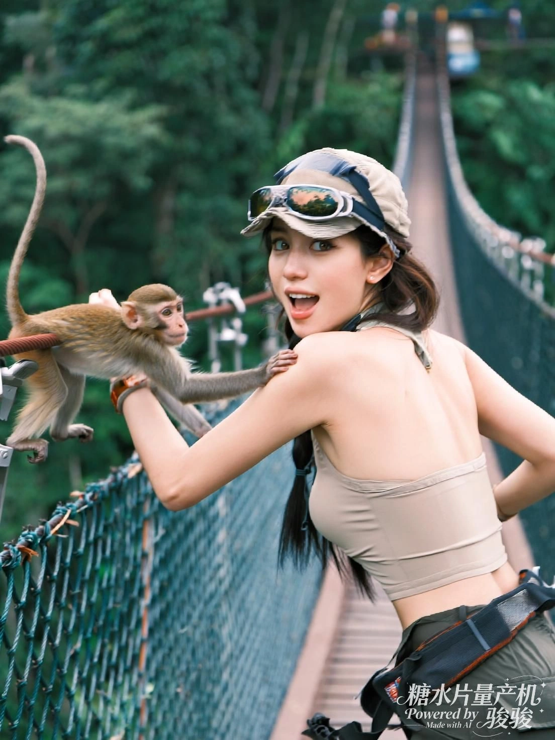 光落于蓝，她闭眼时，世界正悄然成为风景