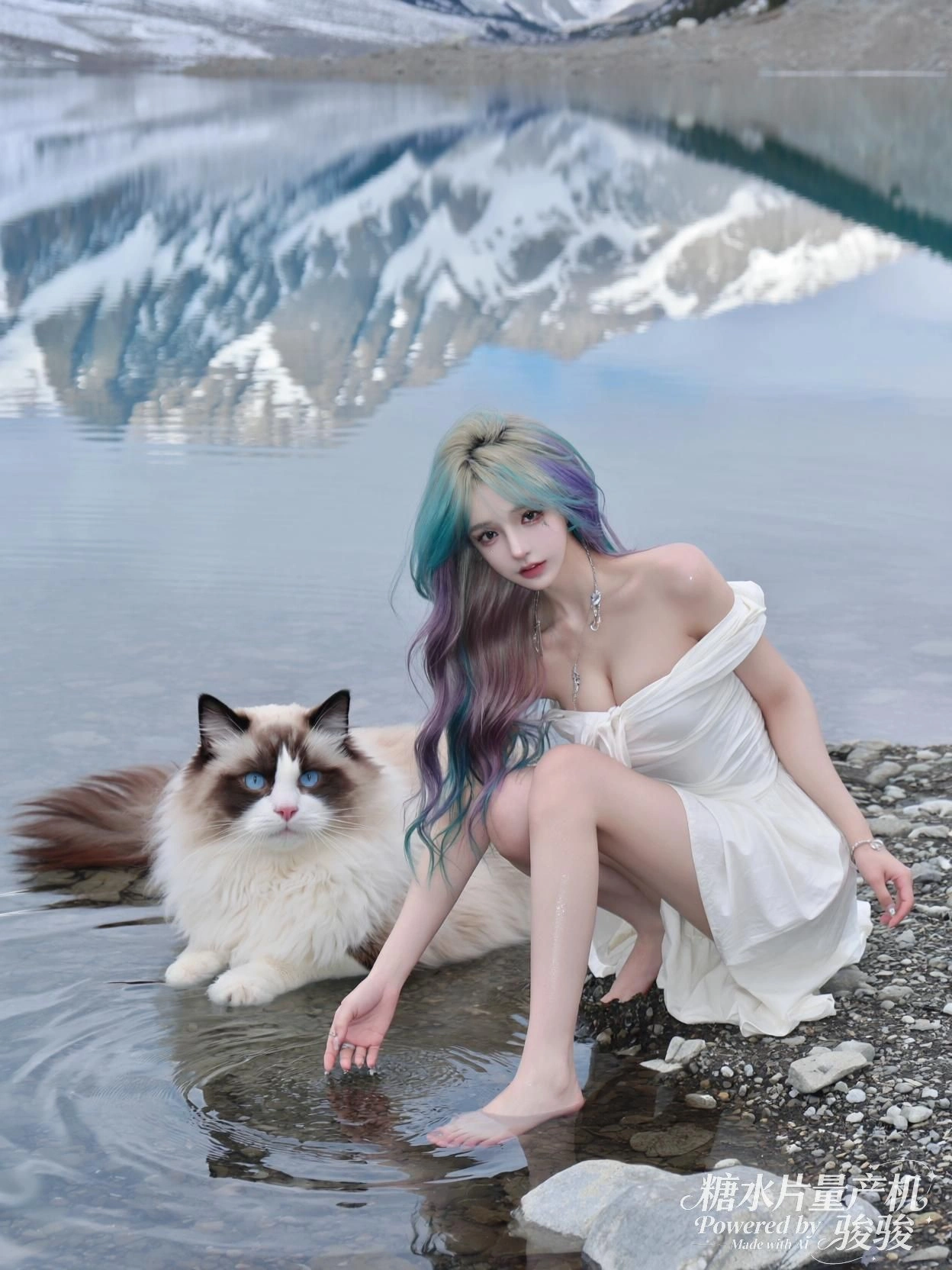 晨光中，她啜饮热气，片刻的暖意足以安放整个世界