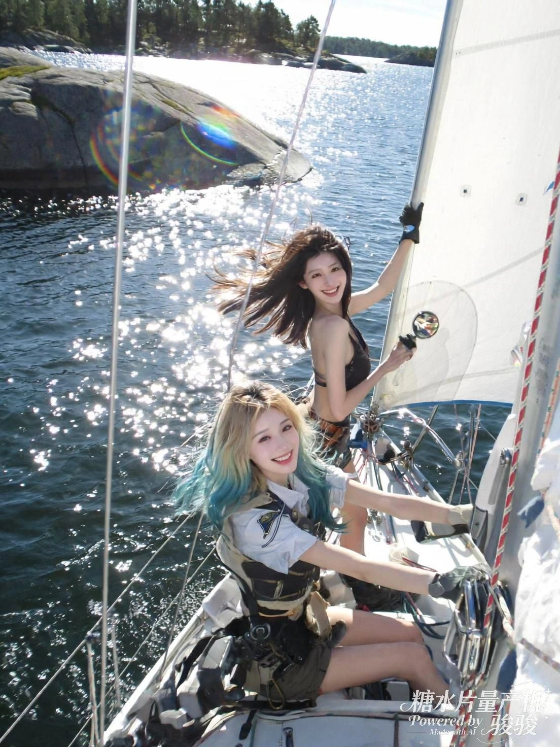 晨光中，她啜饮热气，片刻的暖意足以安放整个世界