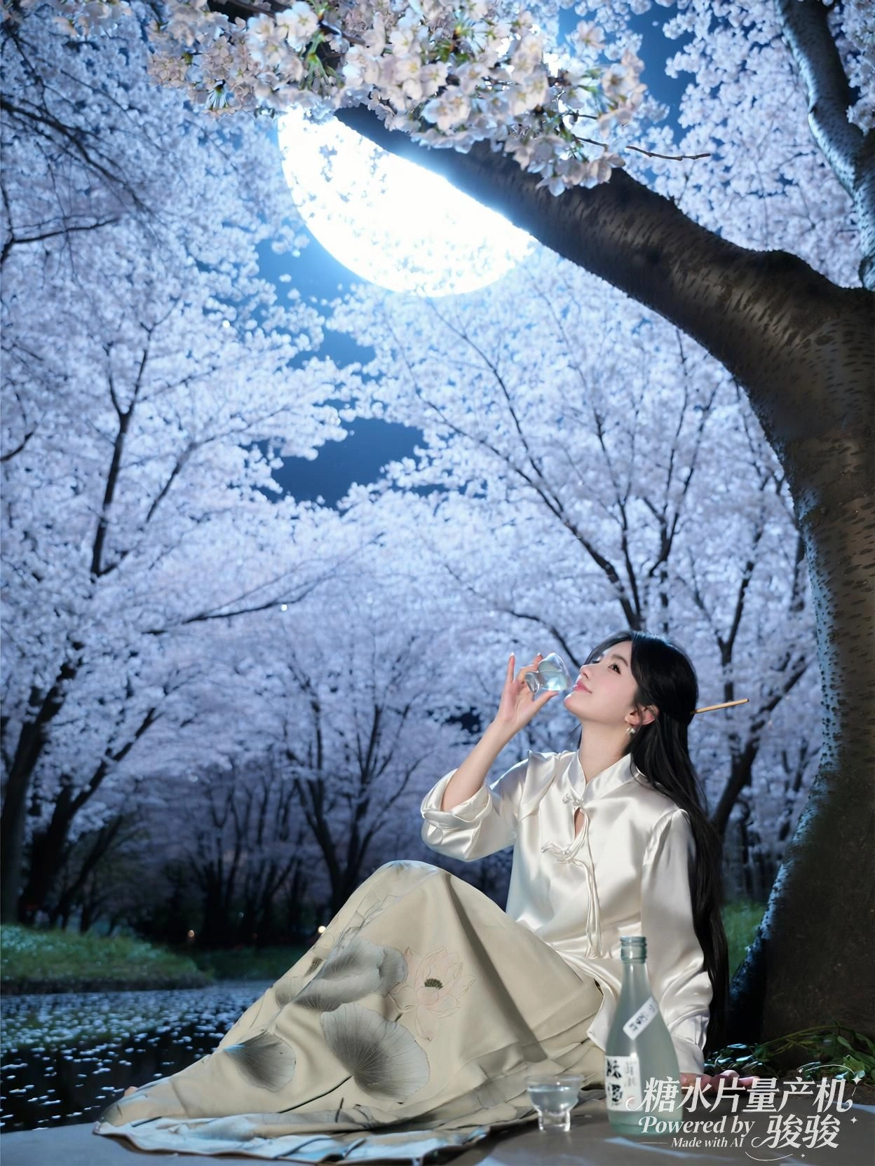 晨光中，她啜饮热气，片刻的暖意足以安放整个世界