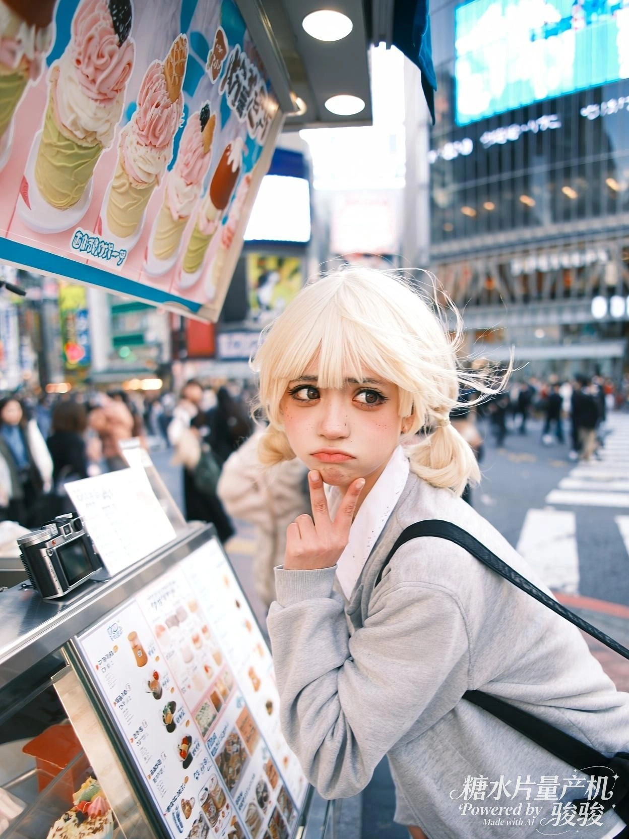 她坐于暗室，黑裙与烛影共织一场无声的仪式