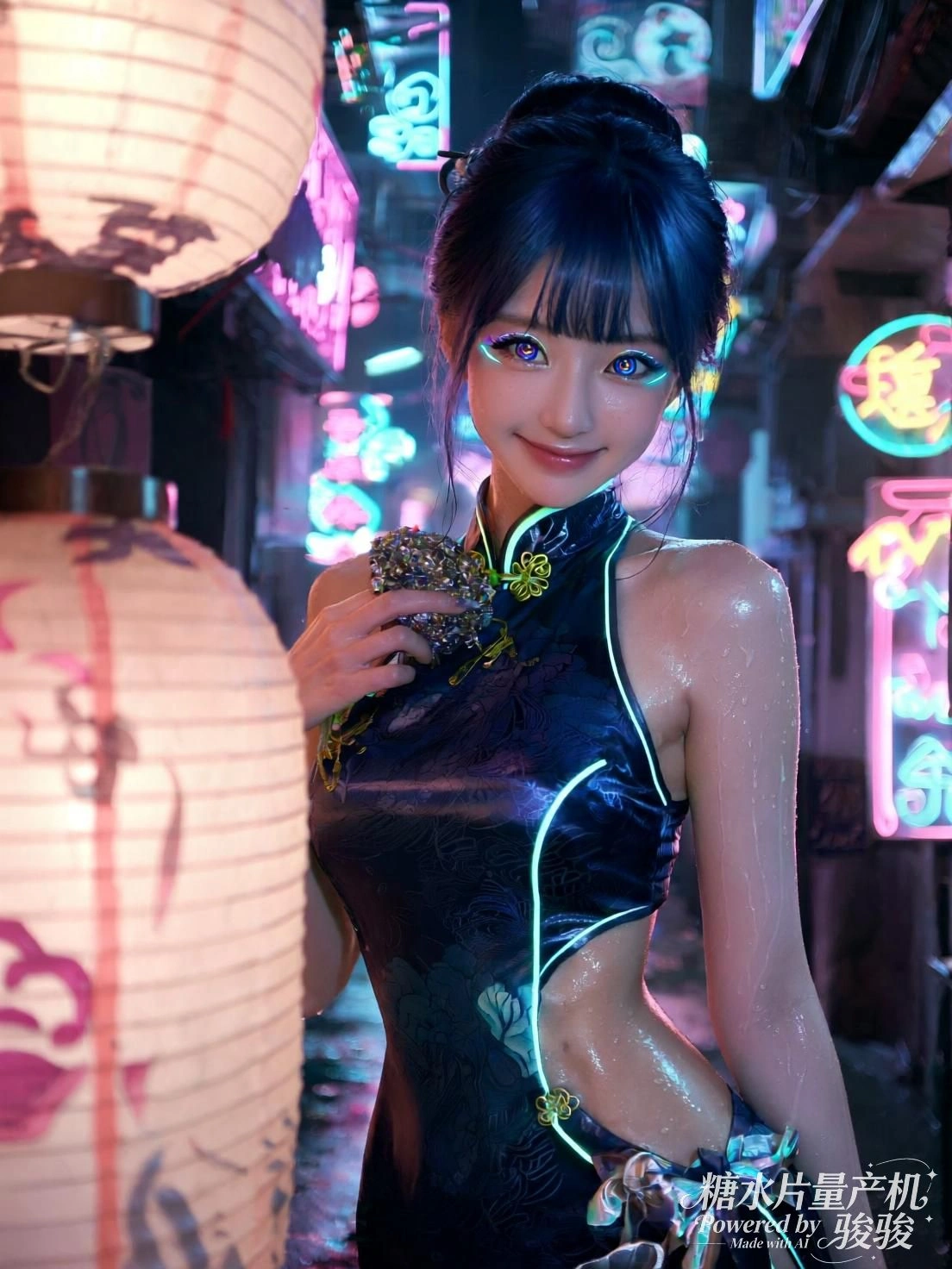 光洒在白裙与地板之间，她静坐如一段未完成的晨间叙事