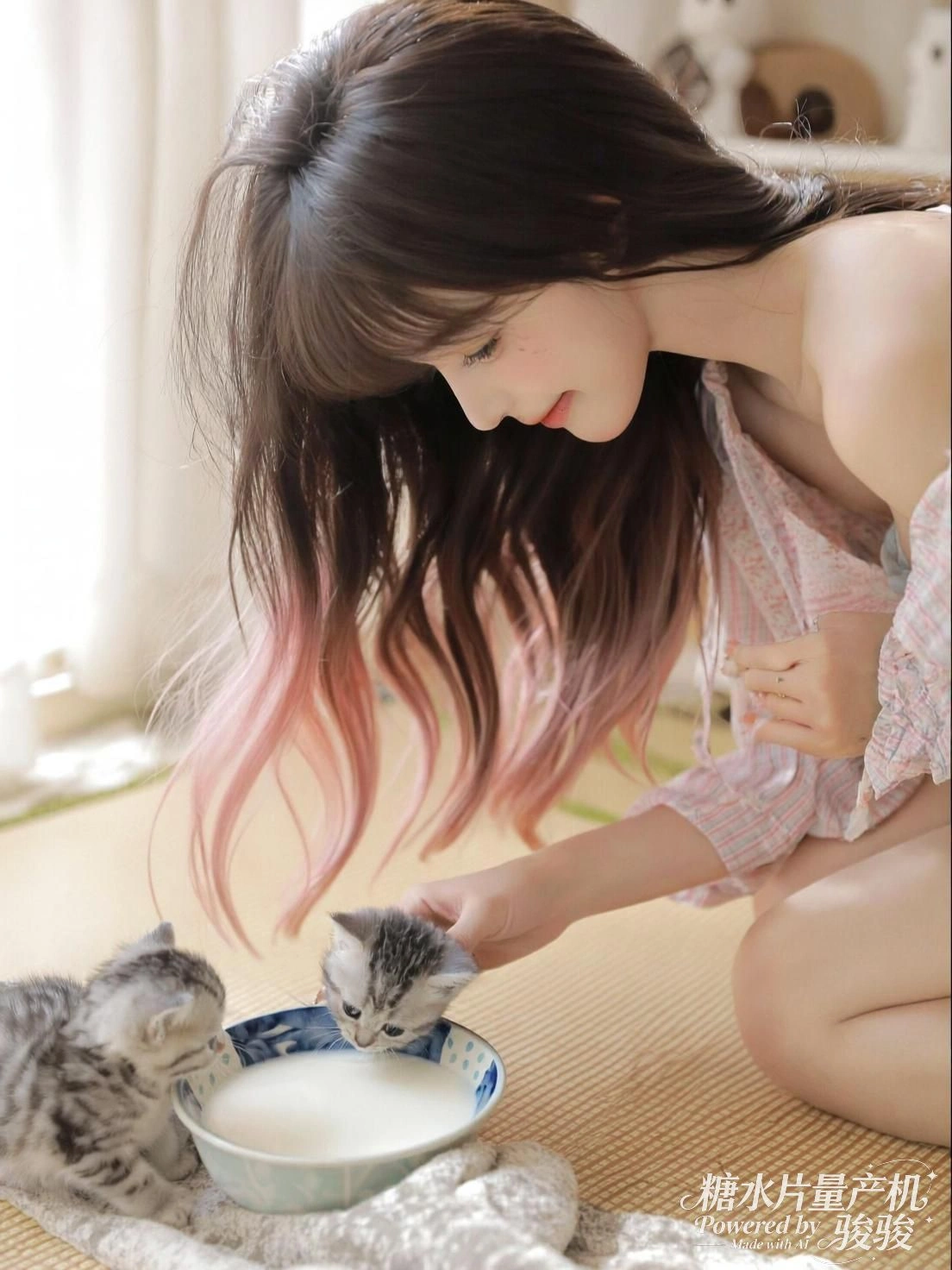 她咬下一口，烟火人间在舌尖绽放成星河