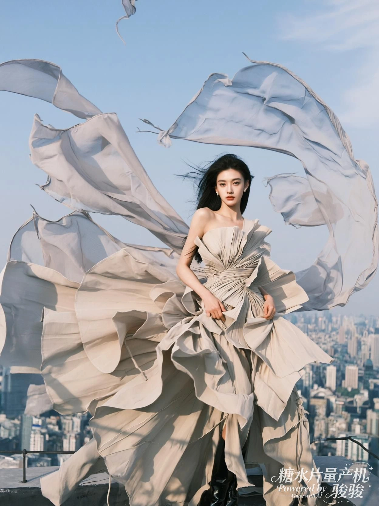 她咬下一口，烟火人间在舌尖绽放成星河