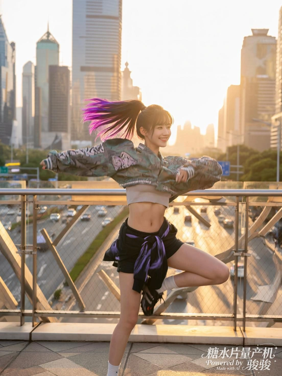 彩带旋舞，她以身姿点燃厅堂的寂静与光