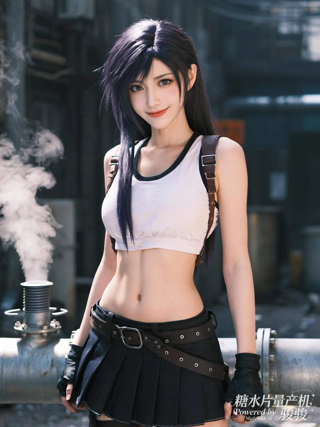 她划向深蓝，鲸群游近，天地间只剩呼吸与水的低语