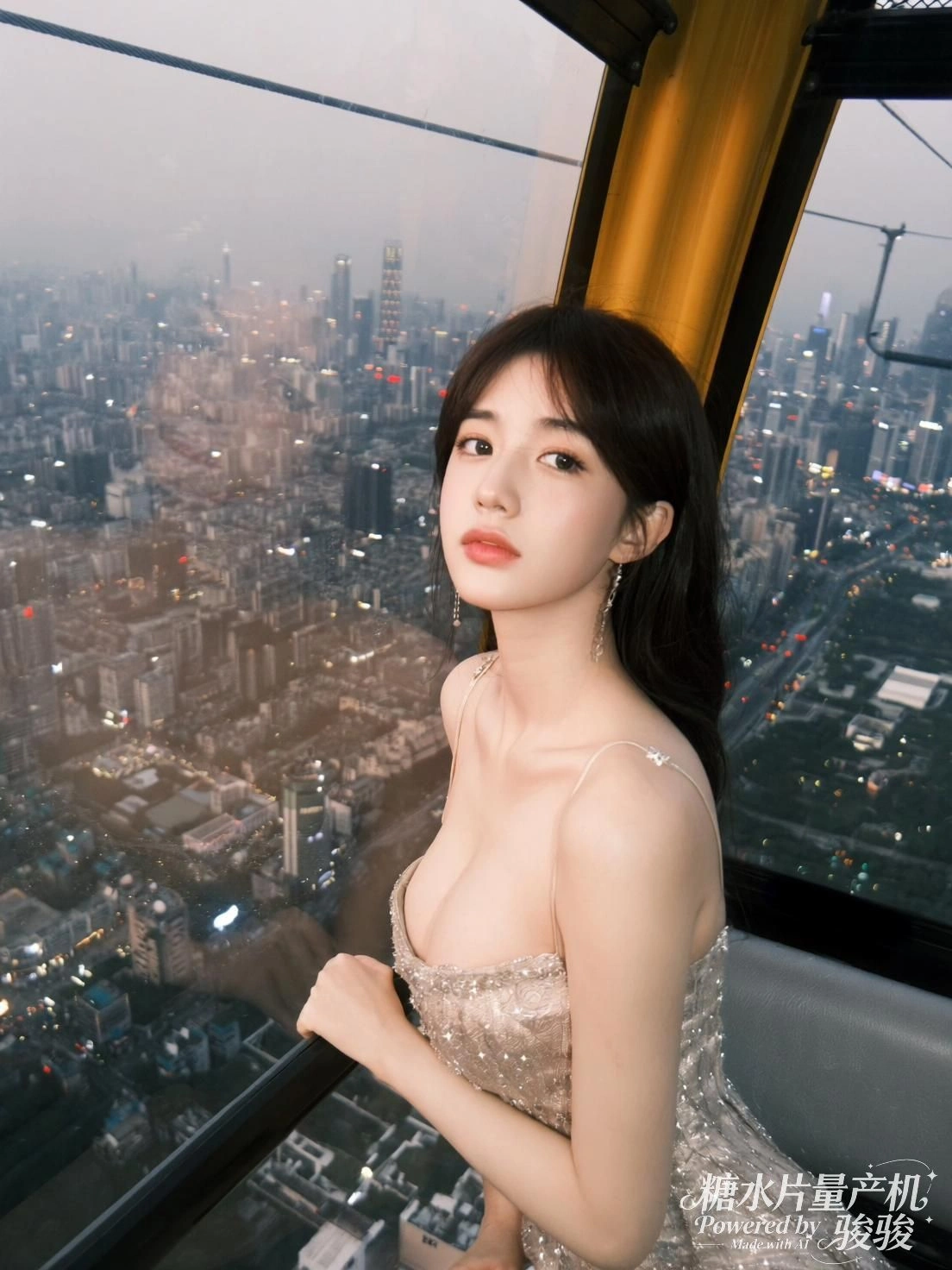 她煮着咖啡，水槽里海豚跃出，日常与奇境在此刻交汇