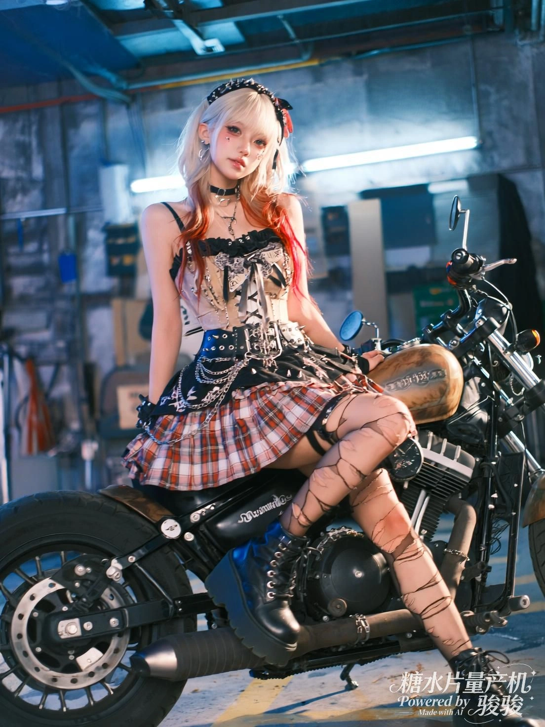 她倾注绿液，烟雾升腾，烛光映照着专注与未知的边界