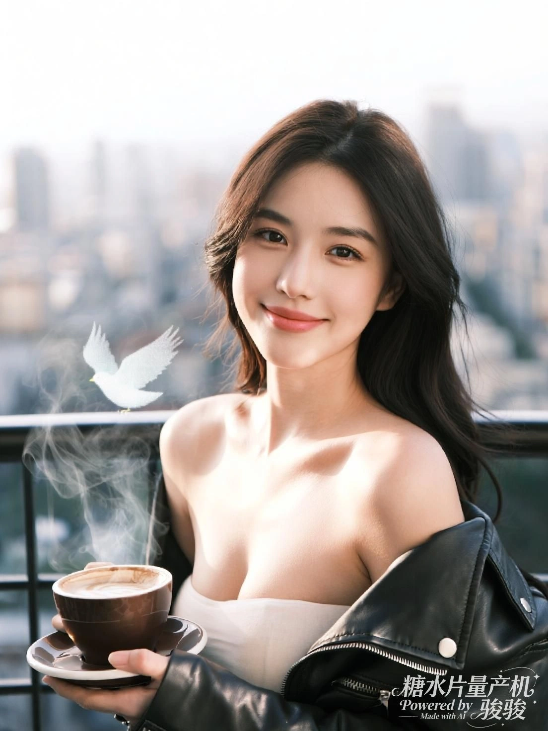 她蜷于纸箱，目光如刃，隧道深处藏着无声的抵抗