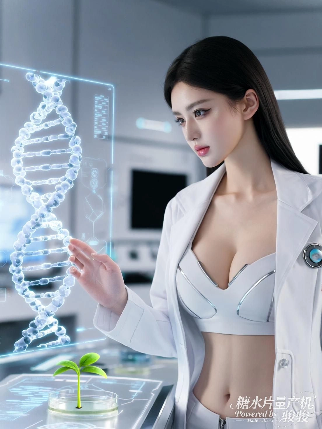 她轻触王冠，棋盘如命运之网，一步之间，天地已变