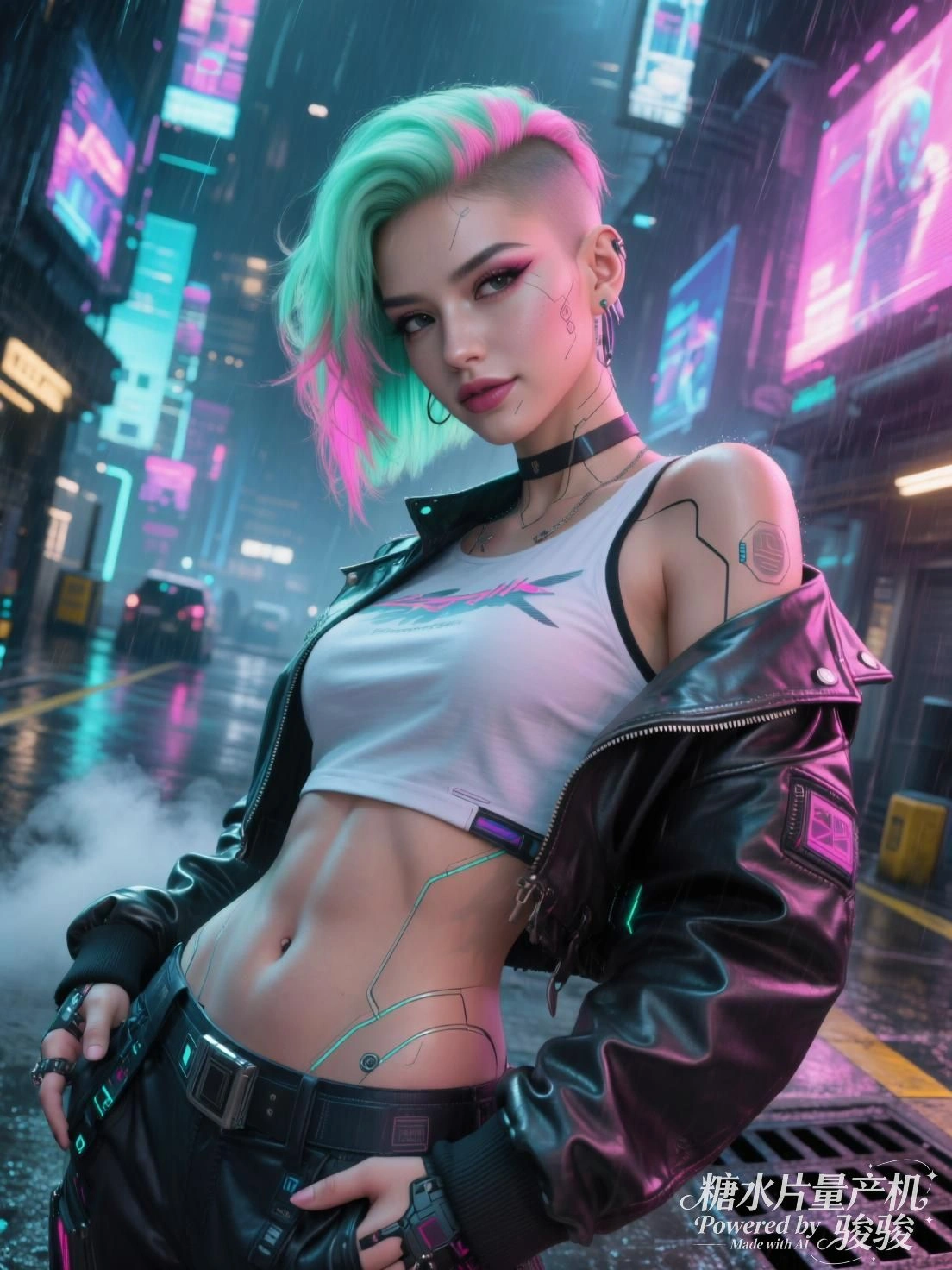 她凝视屏幕，数据如潮，目光在秩序中寻觅未被定义的瞬间